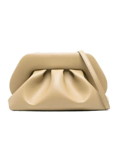 Themoirè Tia Clutch Bag In Nude