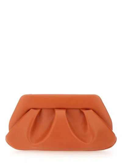 Themoirã¨ Women's Emera Vegan Leather Clutch In Orange