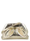 Themoirã¨ Women's Tia Clutch Pineapple Leather In Gold