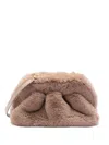 Themoirã¨ Women's Tia Faux Fur Clutch In Beige