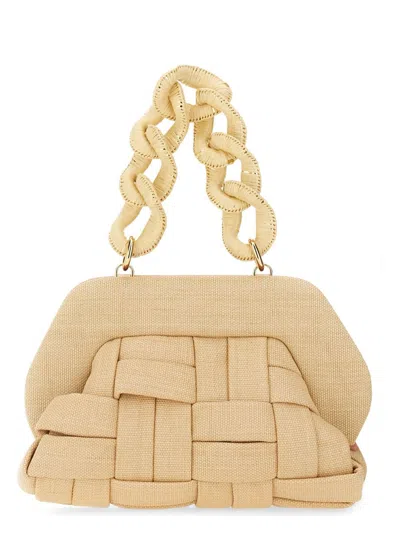 Themoirã¨ Women's Tia Weaved Straw Bag In Beige
