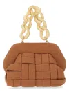 Themoirã¨ Women's Tia Weaved Straw Clutch In Brown