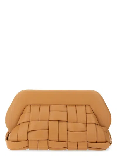 Themoirã¨ Women's Woven Bios Clutch In Brown