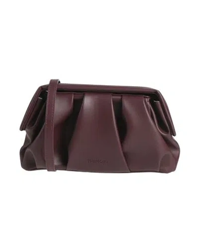Themoirè Afrodite Woman Cross-body Bag Plum Size - Textile Fibers In Purple