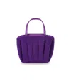 Themoirè Aria Coral Sponge Purple Handbag
