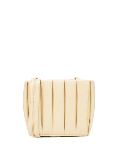 Themoirè Aria Rectangular Shoulder Bag In Yellow