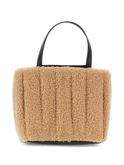 Themoirè Beige Aria Mini Tote In Neutral