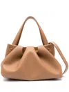 Themoirè Athena Buttoned Tote Bag In Brown