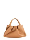 Themoire' Athena Buttoned Tote Bag In Brown