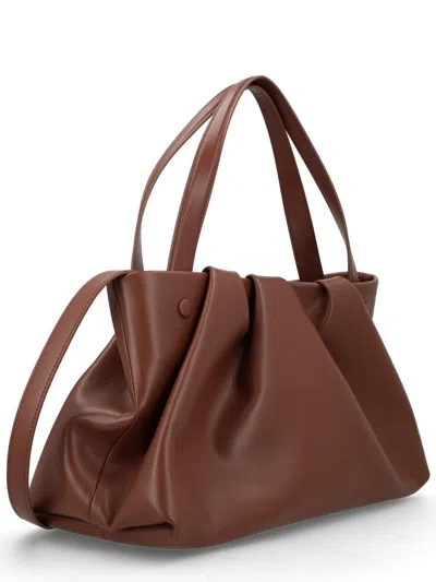 Themoirè Athena Shoulder Bag In Brown