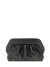 Themoirè Pleated Gathered Clutch Top Handle