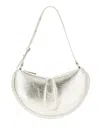 Themoirè Silver Ebe Medium Shoulder Bag In Silver