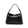 Themoirè Eudora Double-handle Top-handle Tote Bag In Black