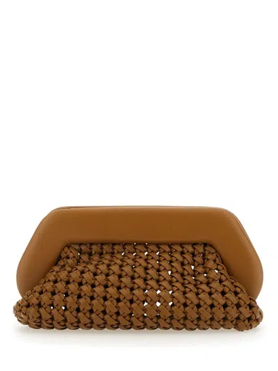 Themoirè Clutch "bios" In Brown