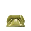 Themoirè Bios Embossed Clutch Bag In Green