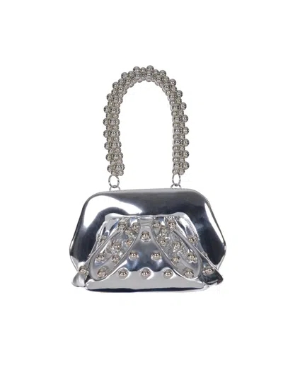 Themoirè Bags In Silver