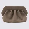 Themoirè Medium Bios Clutch Colour Mud Suede Effect In Brown