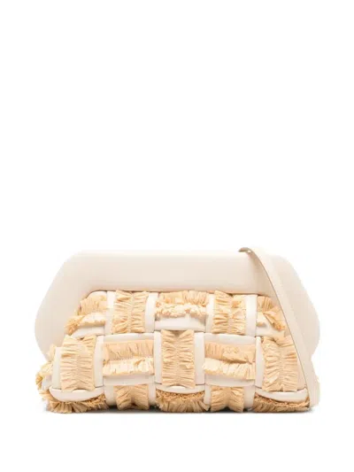 Themoirè Beige Cotton Viscosa Handbag