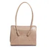 Themoirè Beige Crocodile Bag In Neutrals