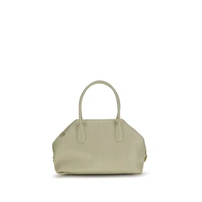 Themoirè Beige Polyethylene Shoulder Women's Bag
