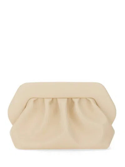 Themoirè Clutch Bios In Ivory