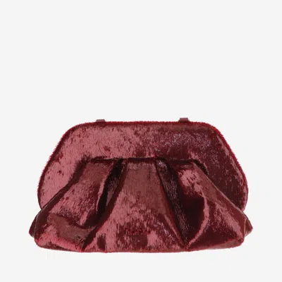Themoire' Bios Bag In Vegan Fabric In Red