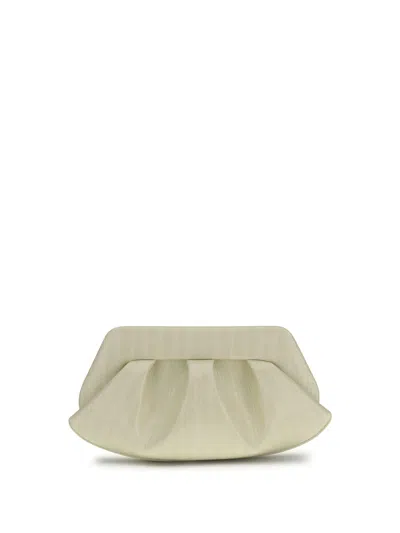 Themoirè Bios Baguette Clutch Bag In Green