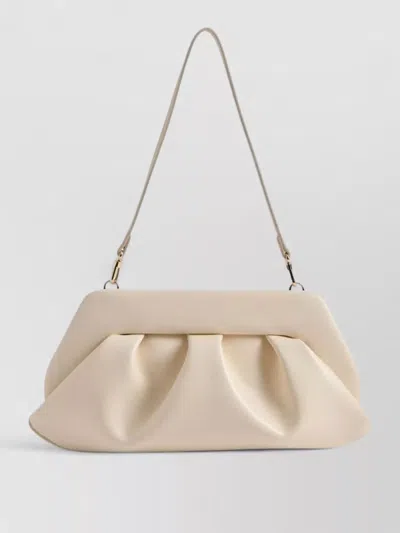 Themoirè Bios Baguette Vegan Leather Shoulder Bag In Neutral