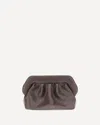 Themoirè Bios Clutch Bag In Brown