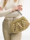Themoirè Bios Clutch Bag In Green