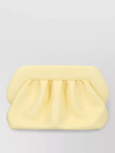 Themoirè Bios Clutch Bag Pleated Design Strap