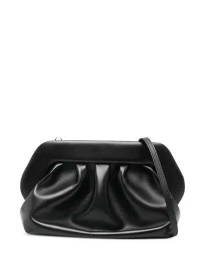 Themoirè Bios Vegan Leather Clutch In Black