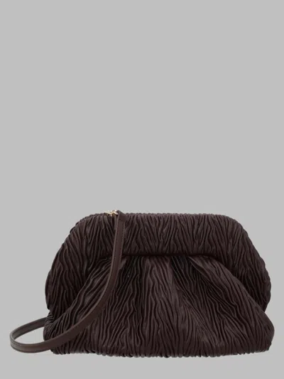 Themoirè Bios Clutch In Brown