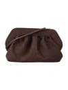 Themoirè Bios Clutch Eco Suede In Blue
