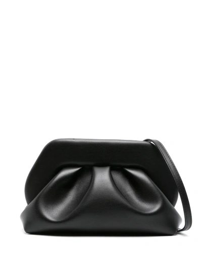 Themoire' Bios Clutch In Imitation Leather In Black
