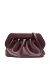 Themoirè Gathered Clutch Bag In Red