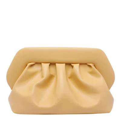 Themoirè Bios Clutch In Yellow