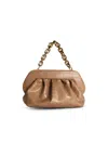 Themoirè 'bios Croco' Beige Vegan Leather Bag In Beige