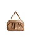 Themoirè 'bios Croco' Beige Vegan Leather Bag In Beige