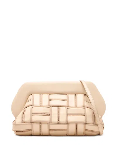 Themoirè Bios Edge Clutch Bag In Neutral