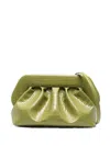 Themoirè Bios Embossed Clutch Bag In Green