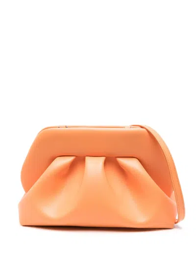 Themoirè Bios Faux-leather Clutch Bag In Orange