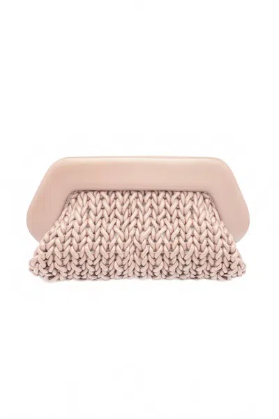 Themoirè Bios Knitted Bag In Light Pink