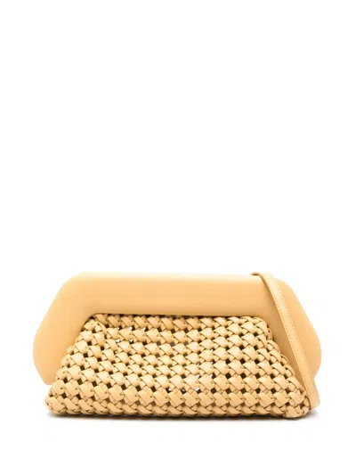 Themoirè Bios Knots Clutch Bag In Neutrals