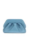 Themoirè Sculptural Medium Clutch With Removable Strap In Blue