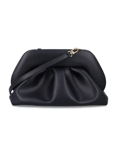 Themoirè Bios Medium Clutch In Black