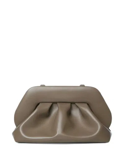 Themoire' Bios Medium Clutch In Brown