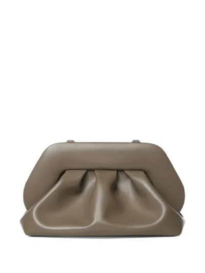 Themoirè Bios Medium Clutch In Gray