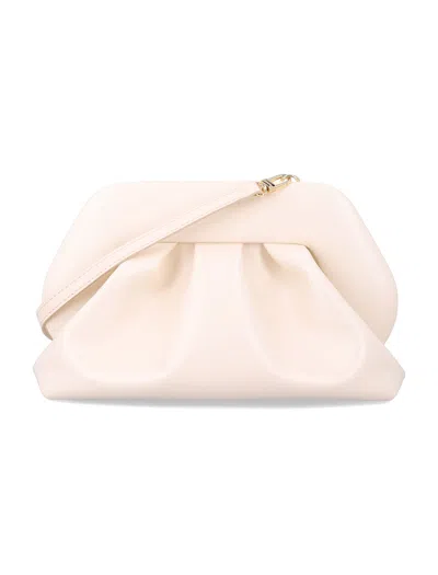 Themoirè Bios Medium Clutch In Neutral