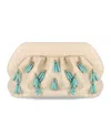 Themoirè Bios Paper Fringe Butter Clutch Bag